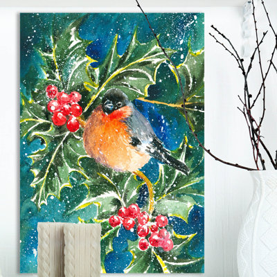 " Bullfinch And Holly "