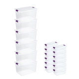 Sterilite 66 Quart Storage Totes, 6 Pack, and 6 Quart Storage Totes, 12 Pack