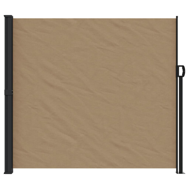 Retractable Side Awning, Taupe, 180cm H x 300cm W