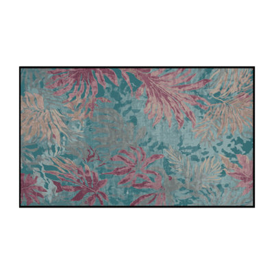 Tapis gris lavable à la machine