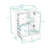 Bathroom Vanity with Sink, Three Storage Drawers and Adjustable Shelf-1260617388