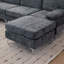 Canapé modulaire avec repose-pieds 4 pièces l 92,1 po-475780476