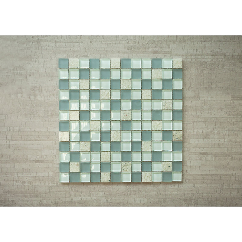 1" x 1" Glass Mosaic Tile