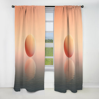 Bridgman - Notre rideau solaire - Rideau occultant abstrait - 1 panneau