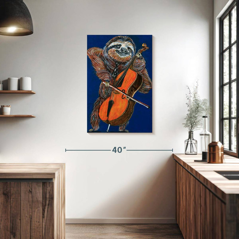 Brampt Slow Yo Ma, 36" H x 24" W