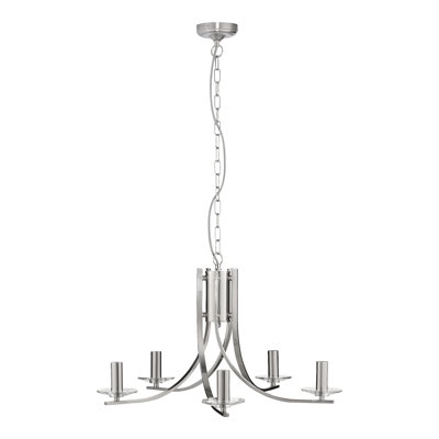Pamelia 5 - Light Candle Style Chandelier