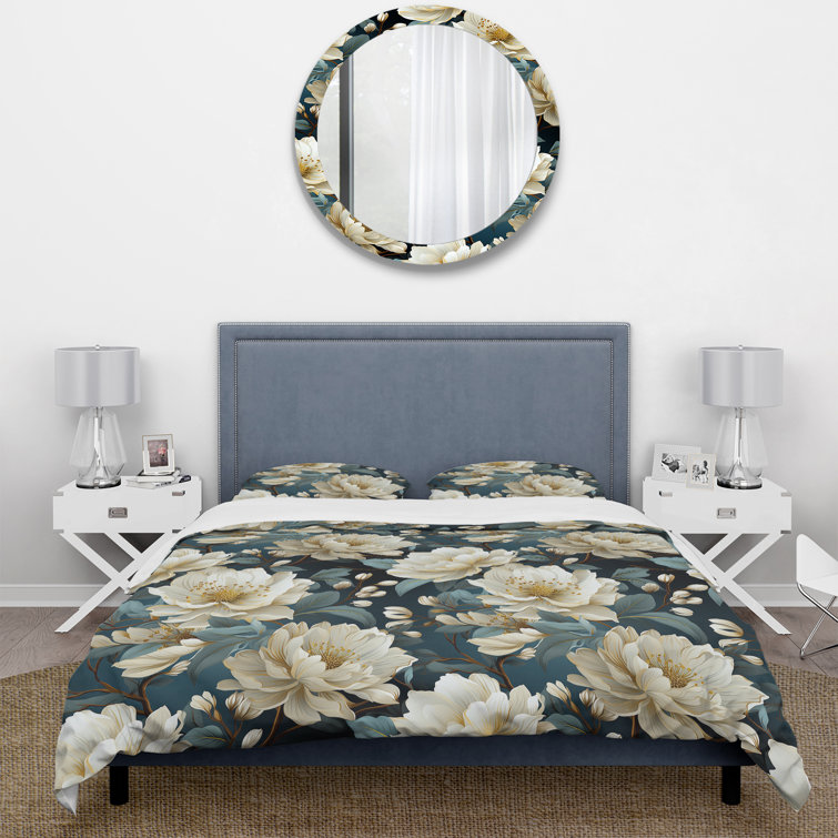 Ebern Designs Diarte Floral Comforter Set & Reviews