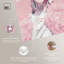 Statue de Glam, art mural rose sur toile par Art Remedy-107430889-107430877