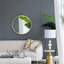  Miroir rond, miroir circulaire avec cadre en fer pour le salon-500549567