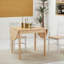 Table de cuisine en bois massif à abattants pour petits espaces