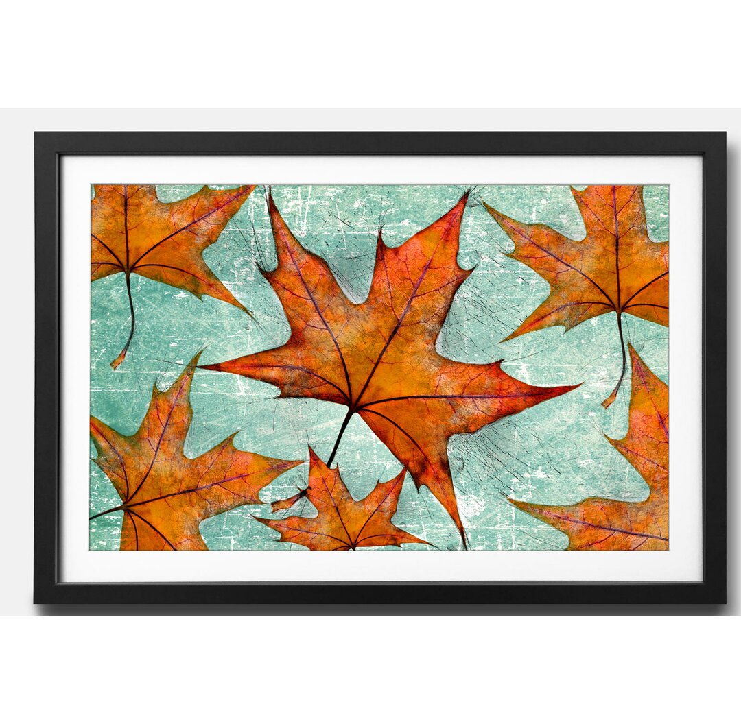 Gerahmtes Poster Der Herbst bricht an