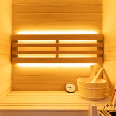 Vidalux Klassikko Traditional Steam Sauna in Hemlock