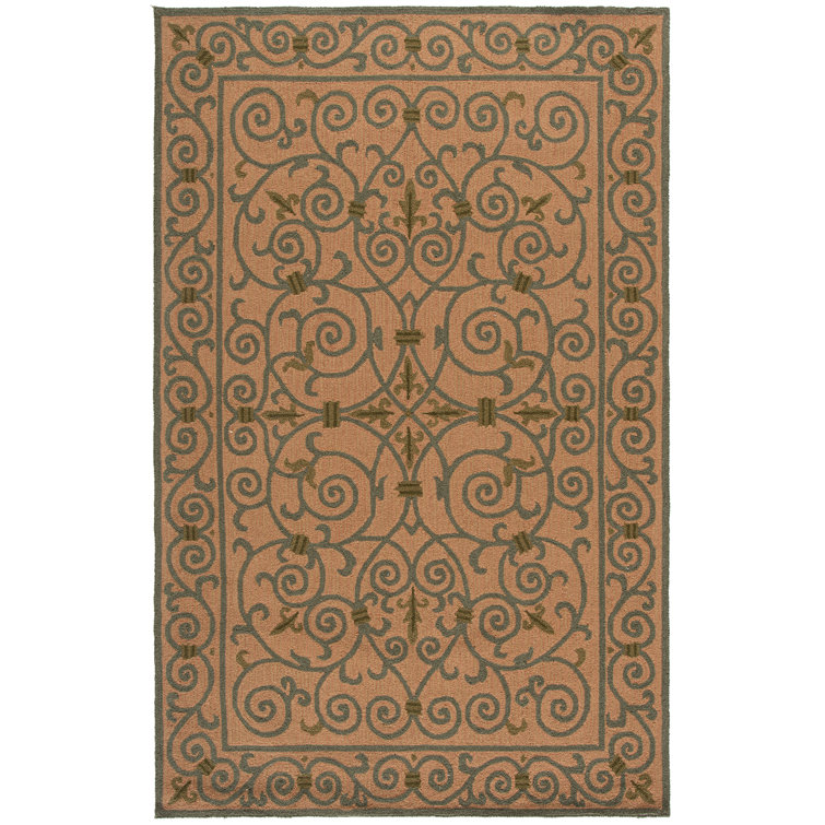 Brayton Hand Hooked Wool Pile Oriental Rug