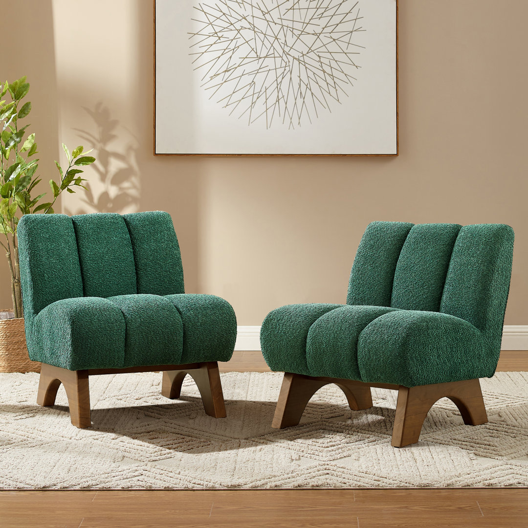 Brinlei Upholstered Accent Chair (Set of 2) Wade Logan® 