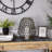Small Geometric Cage Iron Pillar Candle Holder - - Black And Gold-101097370