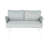 Mariano Steel Loveseat And Table-408218079-408218073