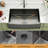 36" Matte Black Undermount Farmhouse Apron Front Kitchen Sink 16 Gauge Stainless Steel Single Bowl Kitchen Sink with Bottom Grid-86385480-91285837