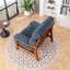 Fauteuil d'appoint Cozy Modern Chenille-1556453872