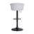Adjustable Black Wood Bar Stool