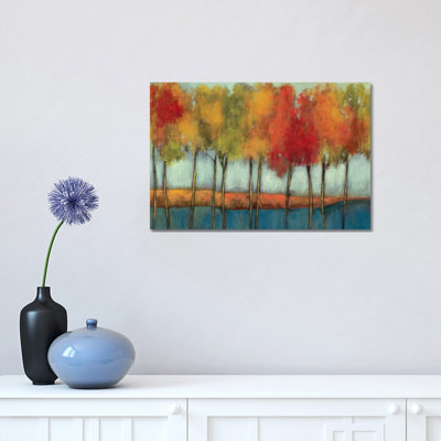 Lollipop Trees 1 Piece Wrapped Canvas Painting
