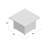Stoke Square Steel Propane Smokeless Fire Pit Table with Hidden Fuel Tank