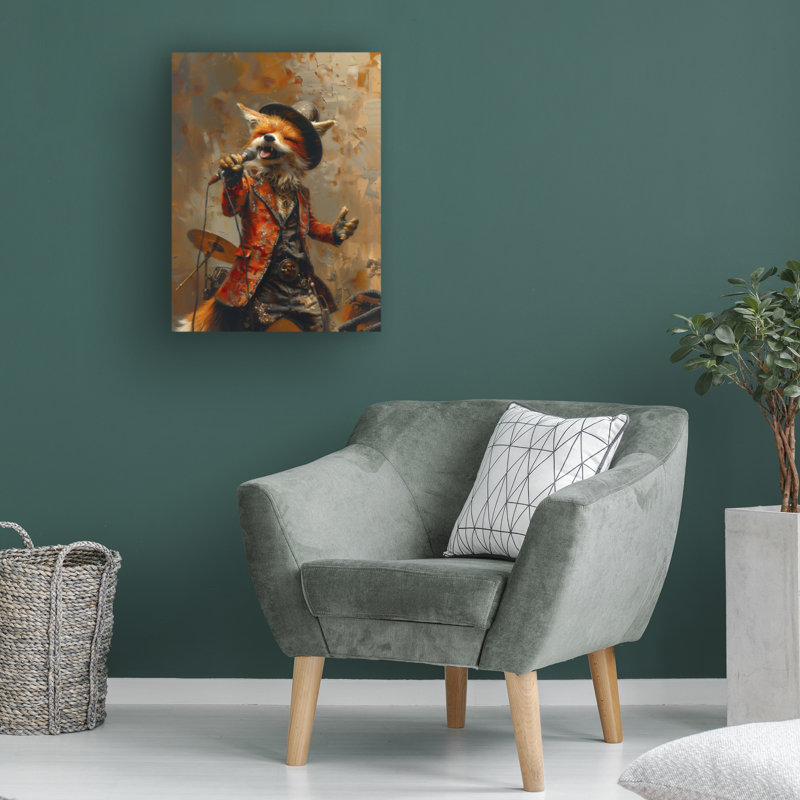 Art sur toile bolologien, ray, Heere 3, H 19 po x l 14 po