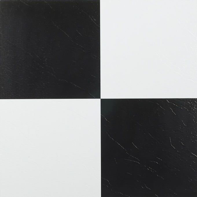 Nexus 1mm Thick 12'' W x 12'' L, Black/White