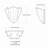 Cream White Glass Scalloped Wall Sconce