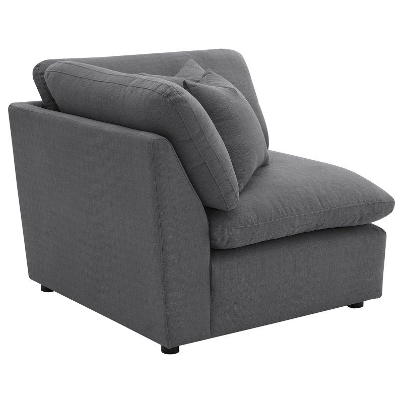 Giarrusso Upholstered Corner , Charcoal Fabric