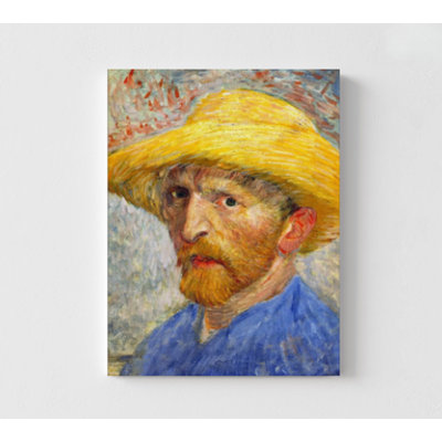 «Van Gogh», reproduction d'art encadrée, Portrait de Van Gogh, impressions de style Van Gogh, décoration murale visage, Portraits, art mural encadré, art mural surdimensionné