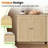 Sideboard Buffet Cabinet With Storage, Fluted Arched Storage Cabinet With Adjustable Shelf, Wooden Modular Coffee Bar, Modern Console Table For Living Room Kitchen Dining Room Entryway, Natural-1742158502