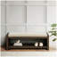 Banc d'appoint avec tablette inférieure