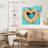 Kerner Book Heart Arrangement