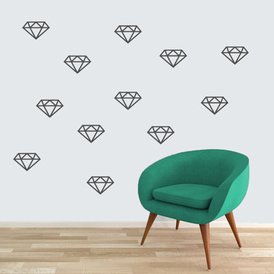 Abstract Non-Wall Damaging Wall Decal