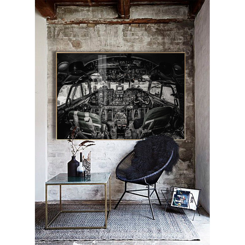 Single Picture Frame Print on Glass