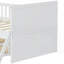 Cadre de lit simple avec 4 tiroirs Barrière de sécurité, aucun sommier requis, assemblage facile, blanc (L 82,5 po x l 42,1 po x H 43,7 po)-2010200514