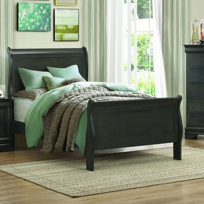 Waynesburg Twin Solid Wood Sleigh Bed by Alcott Hill® -  ALCT7333 31912442