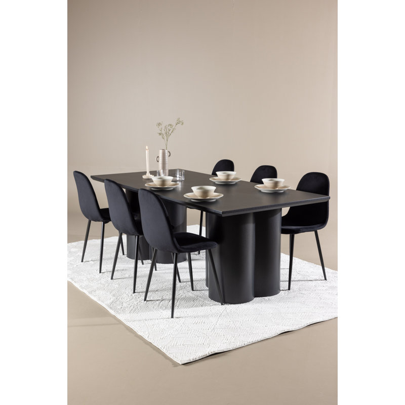 Nobuyoshi 6 - Person Dining Set