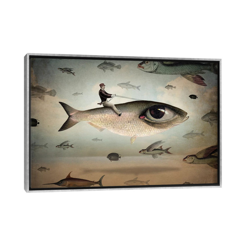 «It's My Way» par Catrin Welz-Stein - impression d'art graphique, H 18 po x l 26 po x P 1,5 po, Pas de tapis