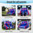13Ft Inflatable Basketball Hoop Game with 5 Hoops & Blower – Includes Balls & Carry Bag