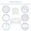 Ensemble de conversation avec canapé en rotin 4 pièces Cecilton-23609067-23609059