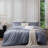MooMee Duvet Cover Set Silky Sateen Look Luxury Sheen Zipper Closure & 8 Interior Ties 100% Long-Staple Cotton 600TC -105272390-105272386