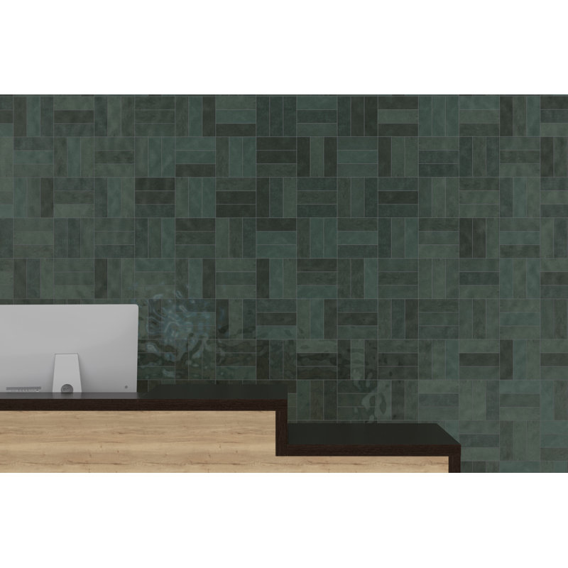 Passion 2.56 W x 7.87 L Tile, Verde