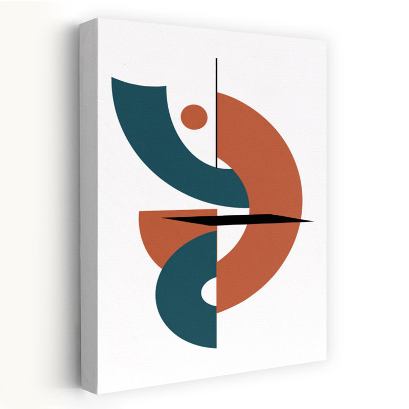 Art contemporain abstrait "Equilibrium Flux", H 18 po x l 12 po