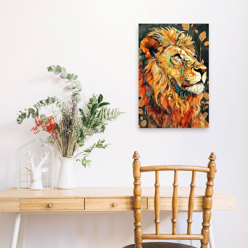 «Tropical Tropical Lion», 24" H x 16" W