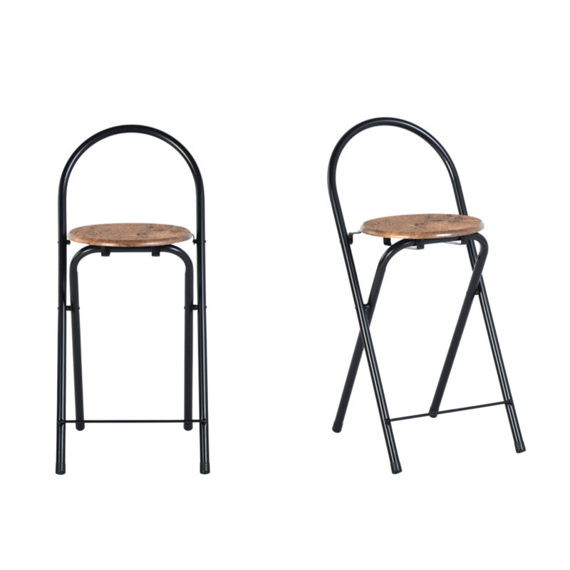 Aisah Counter Stool with Metal Frame