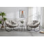 Chaise berçante d'extérieur en rotin