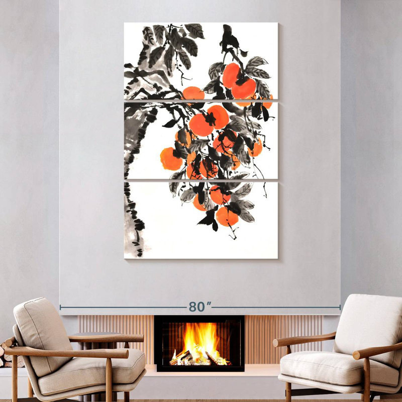 Yarlin Persimmon Tree, 74" H x 48" W