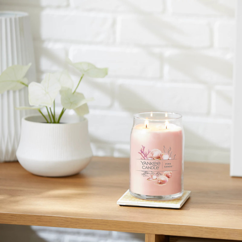Bougie parfumée Signature Sables roses, Grand
