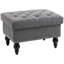 Repose-pieds capitonné rectangulaire avec rangement Abaza-740356787